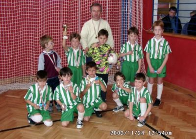 tornagyóztes az U9 csapat -Tamási 2002